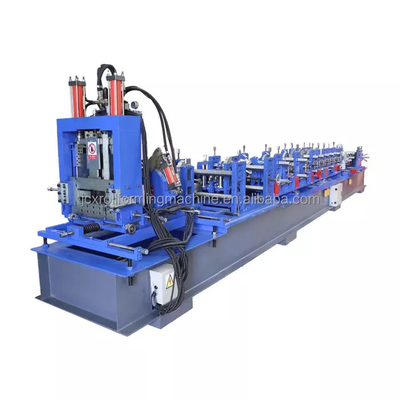 Máy cán tôn xà gồ CZ bằng thép mạ kẽm PLC C Channel Máy cán nguội