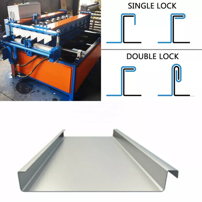 1 "1 3/4" Tấm lợp bằng kim loại có đường may đứng