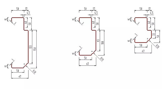 Máy cán thanh trượt 4,5kw Bộ chuyển đổi PLC