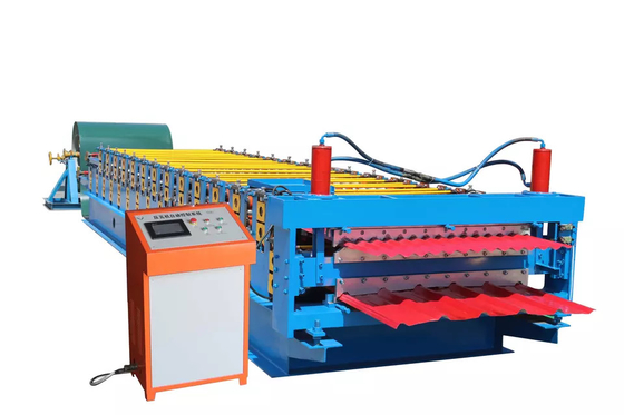 Bán nóng chất lượng cao ibr hai lớp và máy cán tấm tôn sóng