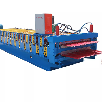 Nhà máy chất lượng tốt trực tiếp Hình thang Tấm lợp bằng thép tấm Máy cán tấm