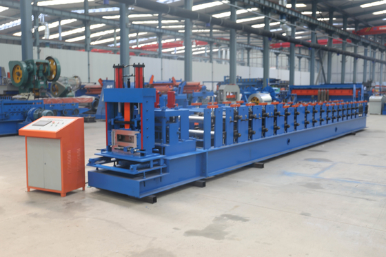 Máy cán tôn xà gồ CZ bằng thép mạ kẽm PLC C Channel Máy cán nguội