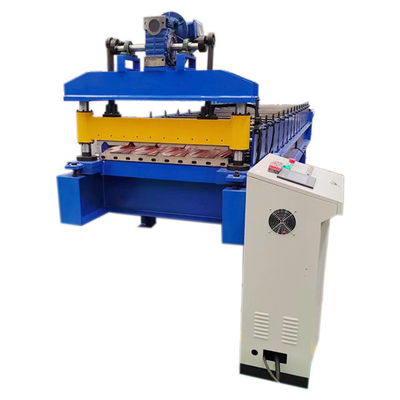thép màu 840 Máy tạo hình tấm lợp mái bằng máy cắt thủy lực được sử dụng xây dựng bằng thép
