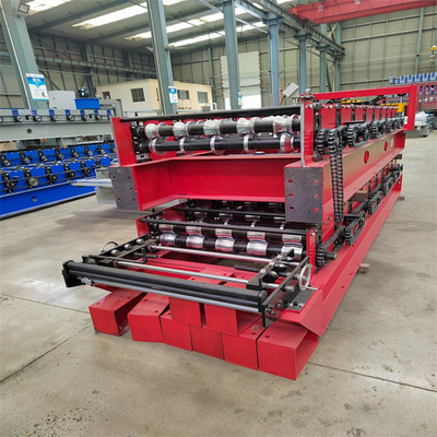 Máy cán tấm hình thang Galvalume Máy cán gân tự động