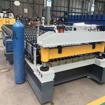 Hồ sơ sóng Tấm lợp bằng thép Tấm lợp mái Làm ngói Máy tạo hình cuộn Giá