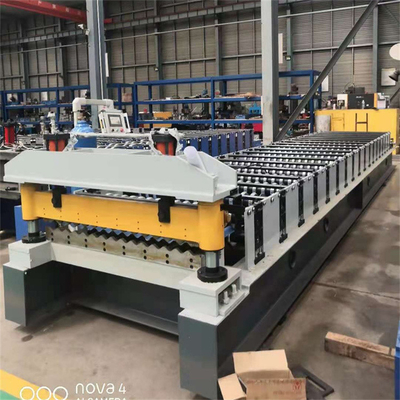 Tấm lợp bằng thép màu kim loại Máy cán tấm tôn cho vật liệu xây dựng