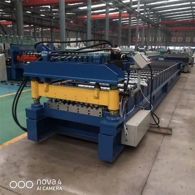 Tấm lợp tôn bằng thép màu Tấm sắt Làm tấm kim loại Máy cán tấm