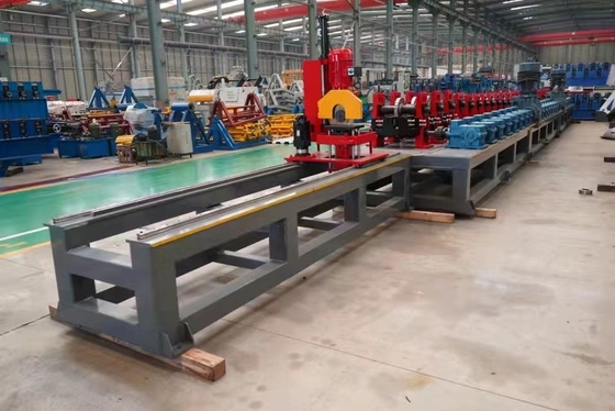 Máy tạo hình cuộn Unistrut kênh C 8-15m / phút để hỗ trợ bảng điều khiển năng lượng mặt trời