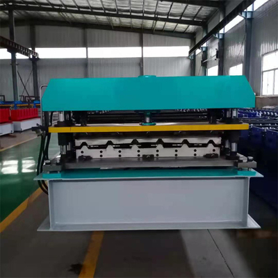 Kim loại màu thép Ibr Tấm tường hình thang và Máy tạo hình tấm lợp mái