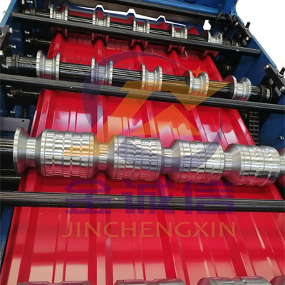 Máy cán tôn mái bằng thép màu IBR 686 hoàn toàn tự động Điều khiển PLC