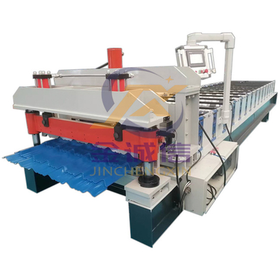 Máy làm ngói tráng men 5.5kW Độ ồn thấp Hệ thống điều khiển bộ chuyển đổi và PLC
