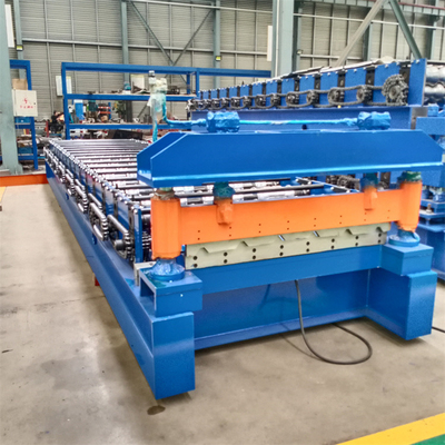 1200mm 1220mm Thép màu kim loại IBR 6 sườn Máy cuộn tấm tường mái