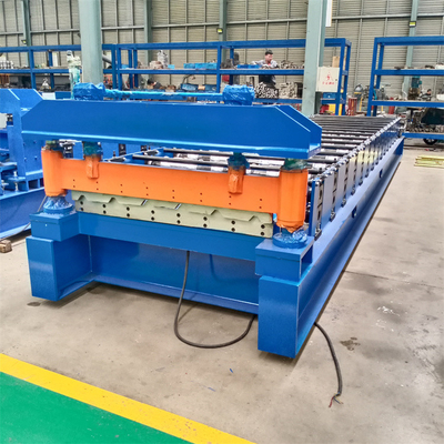 Máy cán tôn mái bằng thép mạ kẽm có màu kim loại tùy chỉnh IBR 6