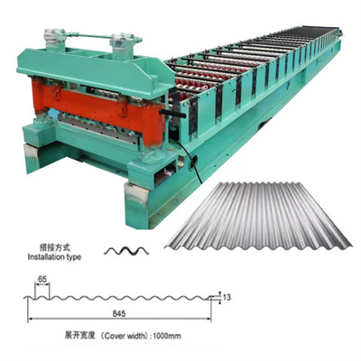 Máy cán tôn tấm tôn tường mái nhà tốc độ cao 0,3-0,8mm 30m / phút