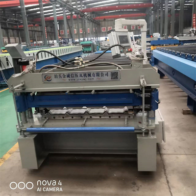Máy cán tấm lợp PPGL Máy cán tôn mái 15m / phút