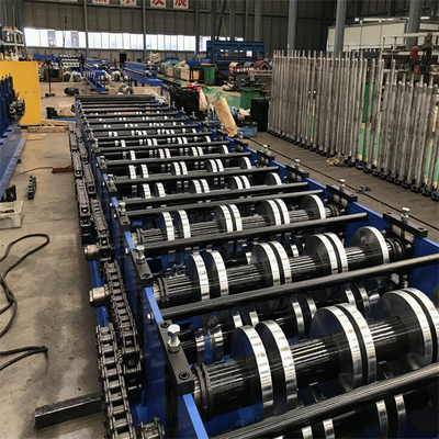 Máy cán tôn sàn 5kw 10-15m / phút Máy tạo hình kim loại lợp