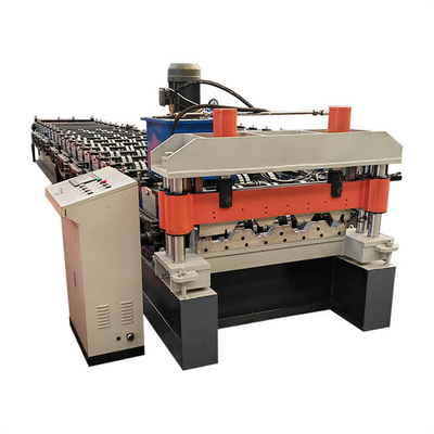 Máy tạo hình sàn thép PLC 20m / phút Máy làm sàn tốc độ cao