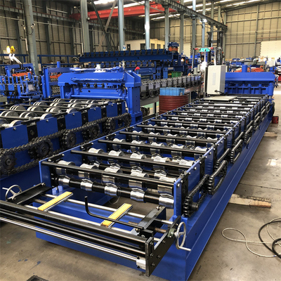 Tấm lợp kim loại mạ kẽm tự động Máy tạo hình tấm lợp bằng kim loại tráng men