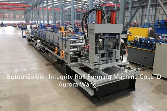 Máy tạo hình cuộn xà gồ GI GL CZ 25m / phút Máy cán khung thép