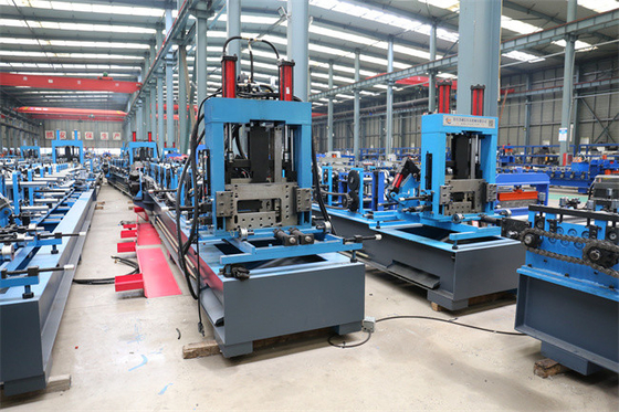 Máy cán xà gồ nhôm Z 20-30m / phút Máy làm xà gồ C