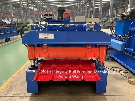 Máy lợp tôn tráng men Máy cán tôn lạnh 5.5KW