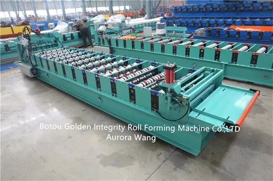 Máy cán ngói tráng men 15m / phút Máy làm ngói kim loại 415v