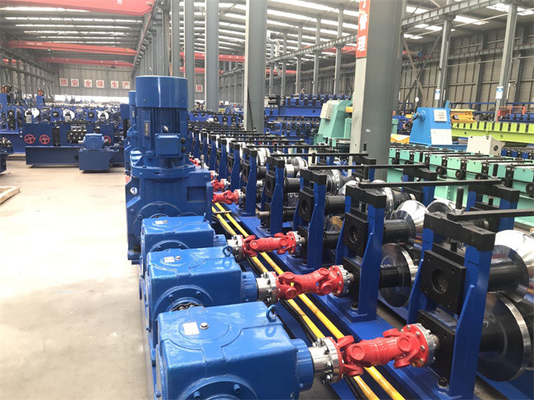 Hộp số W Máy tạo hình lan can đường cao tốc 380V cho đường bộ