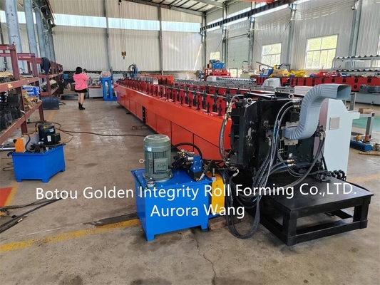 Máy tạo hình ống thép mạ kẽm 20m / phút cho mái nhà