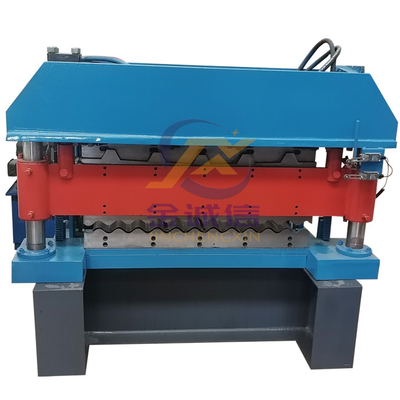 Máy tạo hình tấm lợp vật liệu xây dựng Sàn đôi Độ dày 0,3-0,8mm