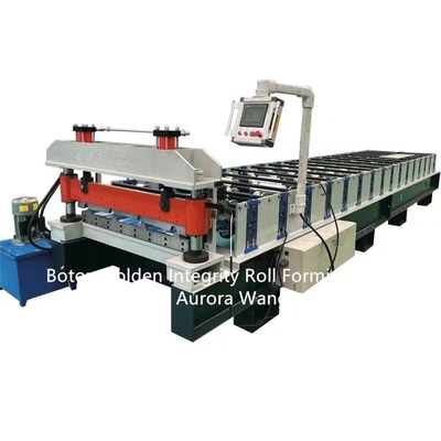 Cấu hình thép Máy cán tấm lợp mái Máy cán tôn hình thang mạ kẽm