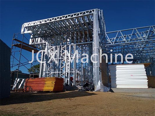 Máy đóng khung thép nhẹ Prefab Light Gauge Máy tạo hình cán Keel nhẹ LGS