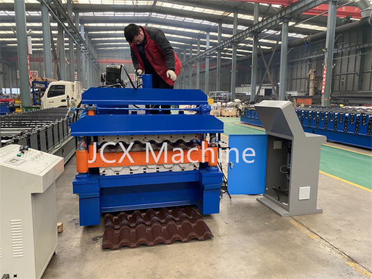 Máy tạo hình cuộn hai lớp thép màu Hồ sơ tùy chỉnh
