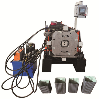 380V 50HZ Máy cán cuộn 3 pha mái vòm 3 pha Downspout số 45 Thép tráng