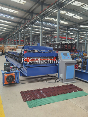 Máy tạo hình tấm lợp mái tốc độ cao tự động Động cơ thủy lực hai lớp 4KW