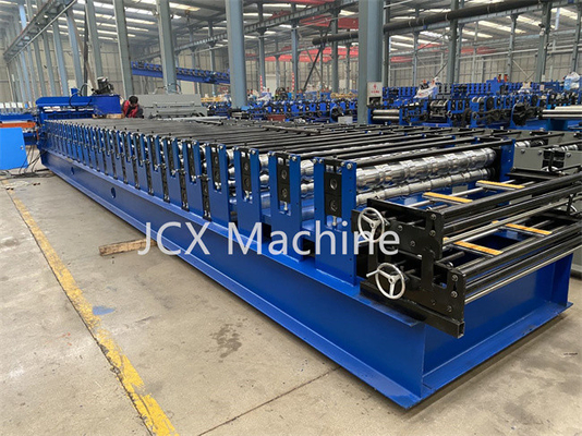 Máy cán tấm lợp, Máy cán hai lớp màu xanh lam