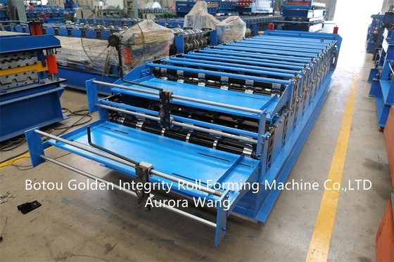 Tấm lợp hai lớp tấm lợp ngói tấm cuộn tạo hình máy tạo hình máy cuộn
