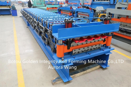 Sử dụng mái nhà Hồ sơ tôn sóng Tấm lợp bằng thép Tấm lợp mái Làm ngói Giá thép máy cán hai lớp