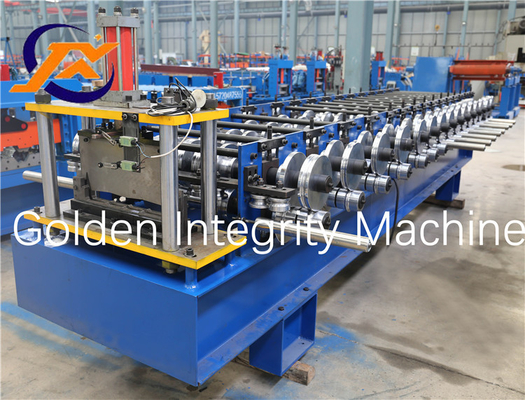Máy làm bảng điều khiển đường may đứng Cusotmized Máy cuộn tấm lợp kim loại đứng Seam trước đây