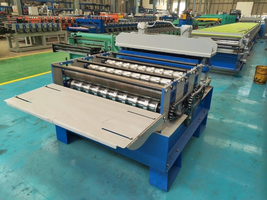 Máy uốn tấm lợp mái nhà IBR Máy uốn tấm thép