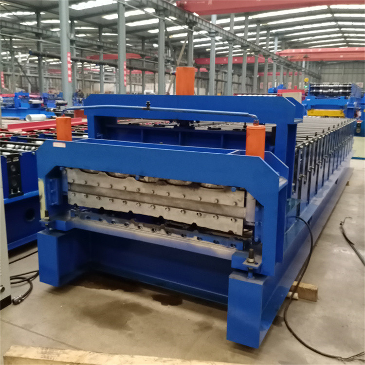 Máy cán hai lớp kim loại màu cho tấm lợp bằng thép và bảng điều khiển tường