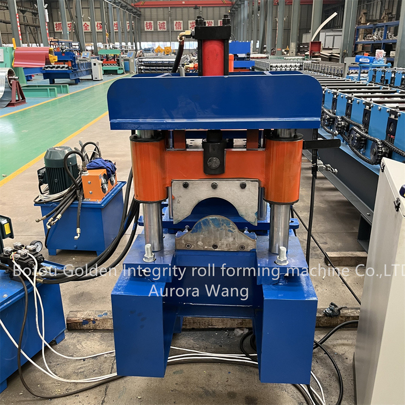 Chất lượng tốt Máy tạo hình cuộn nhấp nháy Mái nhà Làm nắp đậy bằng kim loại Máy tạo hình nhấp nháy Ridge Đóng nắp Máy tạo hình cuộn