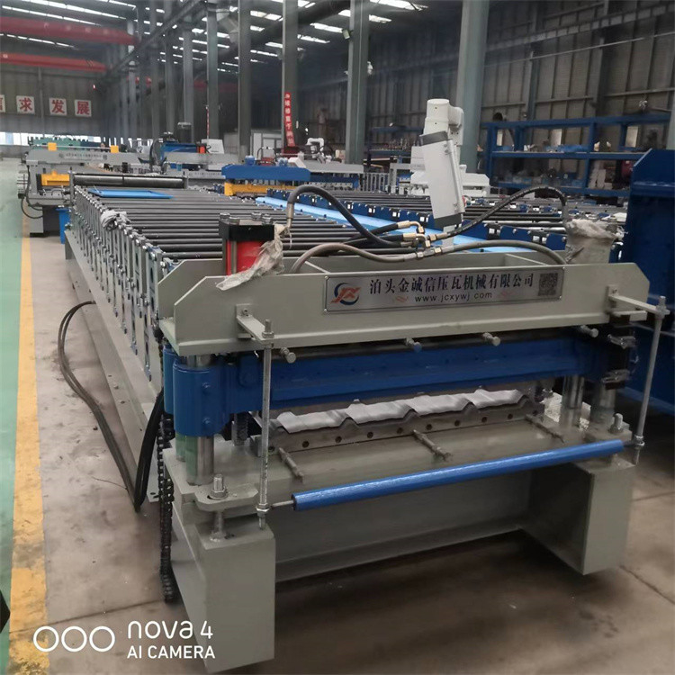 Máy cán tấm lợp PPGL Máy cán tôn mái 15m / phút