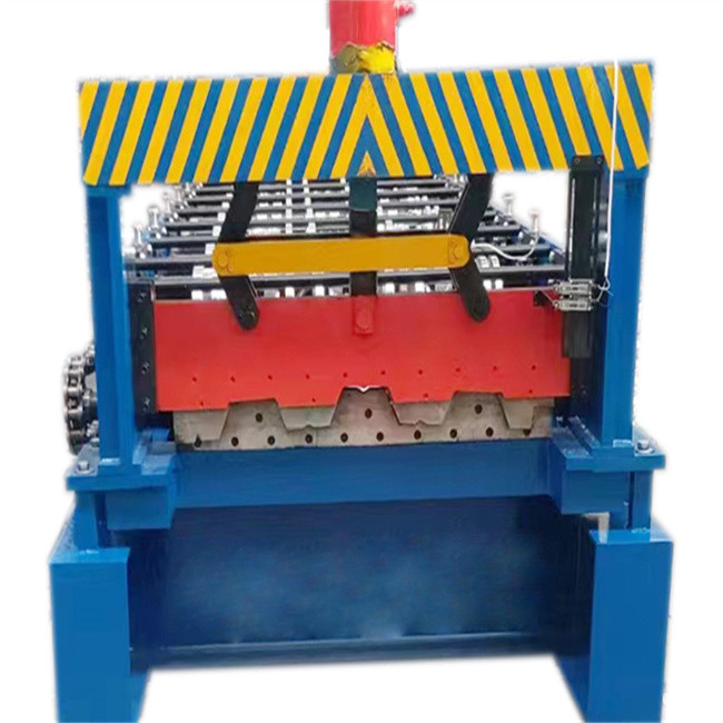 Máy cán tôn sàn 5kw 10-15m / phút Máy tạo hình kim loại lợp